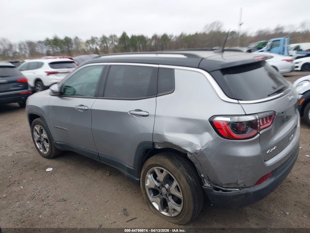 2021 Jeep Compass Limited 4x4 მანქანა იყიდება აუქციონზე, vin: 3C4NJDCB9MT542021, აუქციონის ნომერი: 44799974
