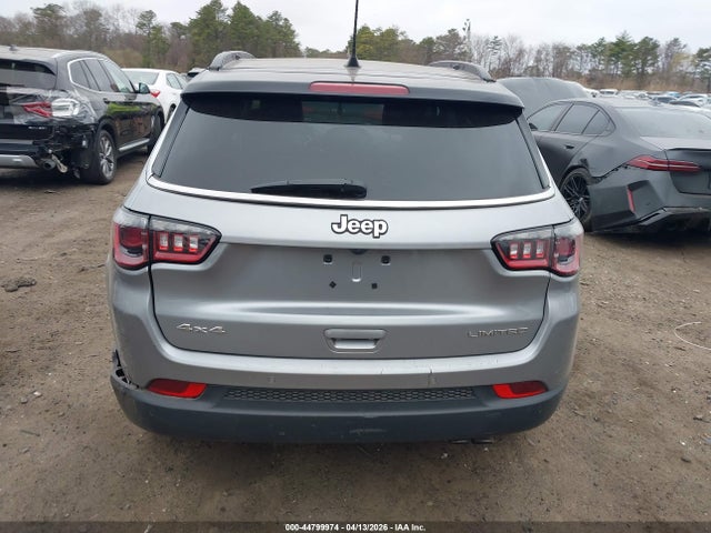 2021 Jeep Compass Limited 4x4 მანქანა იყიდება აუქციონზე, vin: 3C4NJDCB9MT542021, აუქციონის ნომერი: 44799974