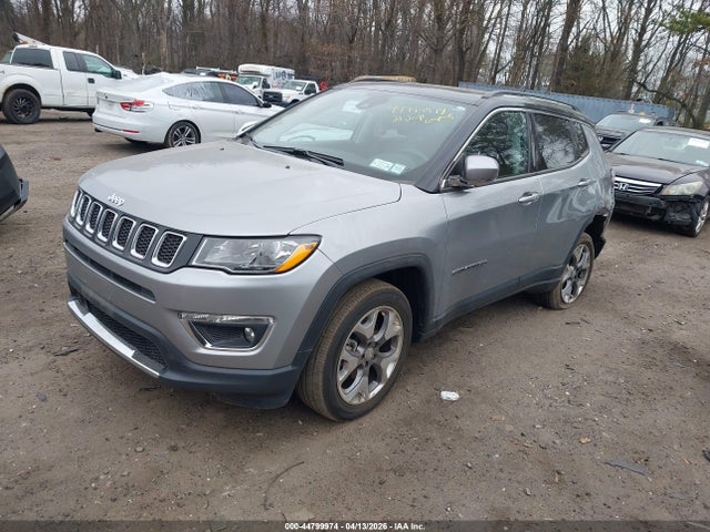 2021 Jeep Compass Limited 4x4 მანქანა იყიდება აუქციონზე, vin: 3C4NJDCB9MT542021, აუქციონის ნომერი: 44799974