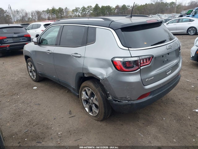 2021 Jeep Compass Limited 4x4 მანქანა იყიდება აუქციონზე, vin: 3C4NJDCB9MT542021, აუქციონის ნომერი: 44799974