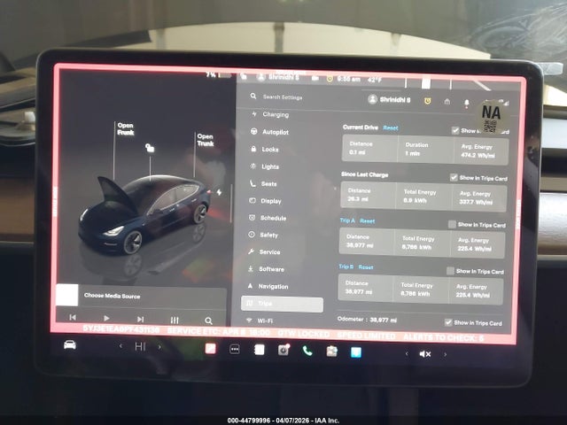 Продаж на аукціоні авто 2023 Tesla Model 3 Rear-wheel Drive, vin: 5YJ3E1EA6PF431136, номер лоту: 44799996