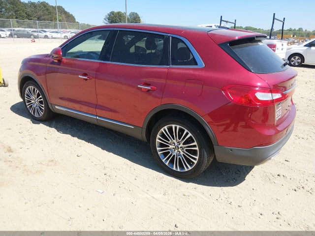 44800289 :رقم المزاد ، 2LMTJ8LR5GBL70002 vin ، 2016 Lincoln Mkx Reserve مزاد بيع