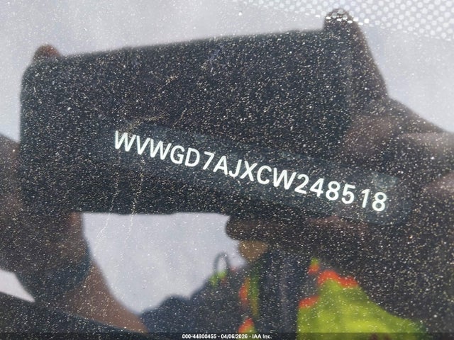 2012 Volkswagen Gti 4-door მანქანა იყიდება აუქციონზე, vin: WVWGD7AJXCW248518, აუქციონის ნომერი: 44800455