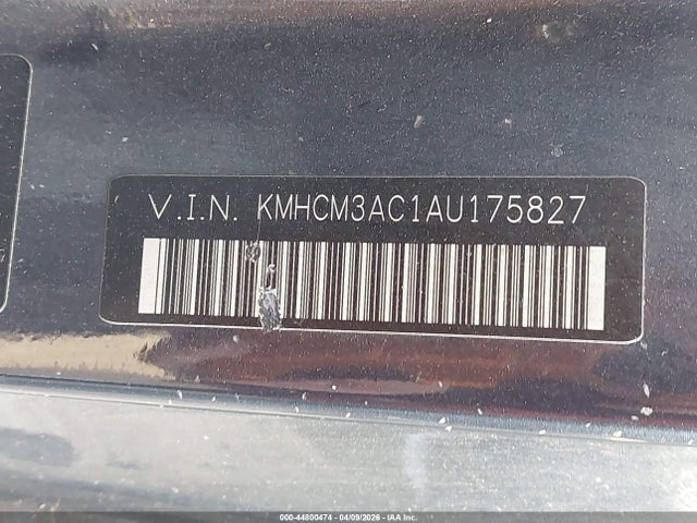 Продаж на аукціоні авто 2010 Hyundai Accent Gs, vin: KMHCM3AC1AU175827, номер лоту: 44800474