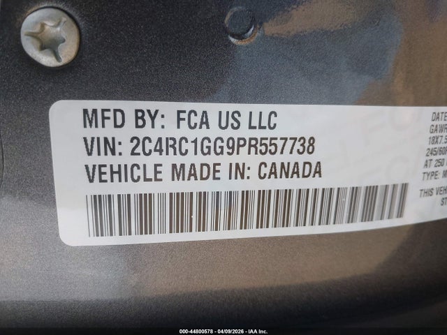 2023 CHRYSLER PACIFICA 2C4RC1GG9PR557738 Photo 8