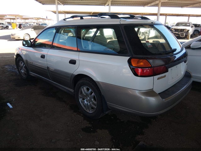 2002 Subaru Outback მანქანა იყიდება აუქციონზე, vin: 4S3BH675027605202, აუქციონის ნომერი: 44800705