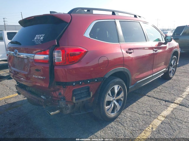 2022 Subaru Ascent Premium მანქანა იყიდება აუქციონზე, vin: 4S4WMACD8N3447356, აუქციონის ნომერი: 44800980