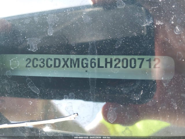 44801035 :رقم المزاد ، 2C3CDXMG6LH200712 vin ، 2020 Dodge Charger Gt Awd مزاد بيع