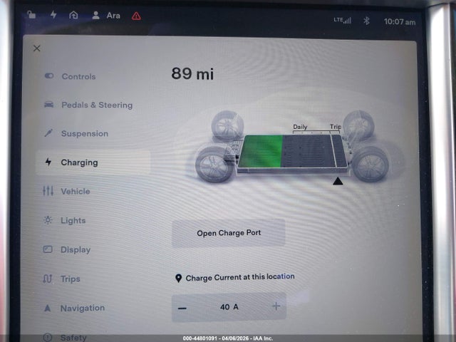 44801091 :رقم المزاد ، 5YJSA1CNXDFP27771 vin ، 2013 Tesla Model S مزاد بيع