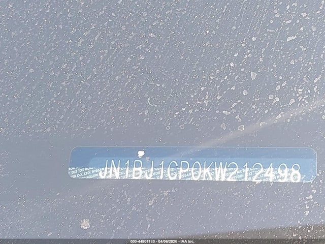 JN1BJ1CP0KW212498 Nissan Rogue Sport Sv