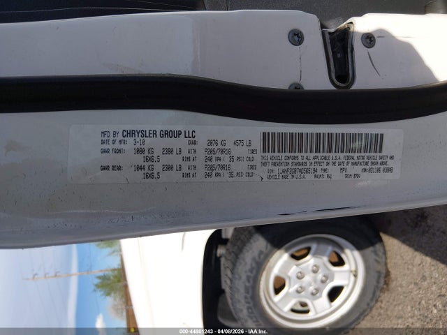 Aukcja sprzedaży 2010 Jeep Patriot Sport, vin: 1J4NF2GB7AD565194, numer aukcji: 44801243