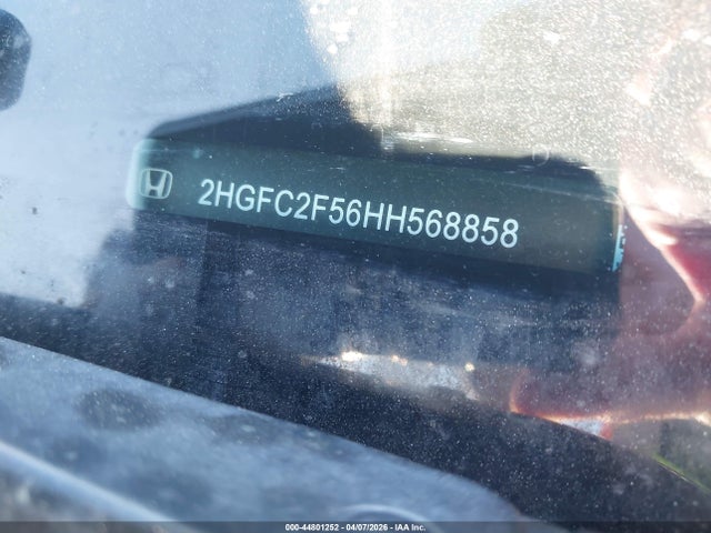 44801252 :رقم المزاد ، 2HGFC2F56HH568858 vin ، 2017 Honda Civic Lx مزاد بيع