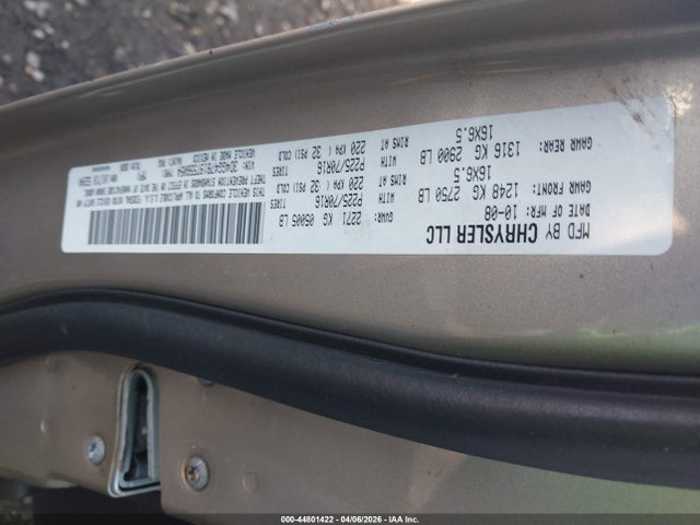 44801422 :رقم المزاد ، 3D4GG47B19T556054 vin ، 2009 Dodge Journey Se مزاد بيع