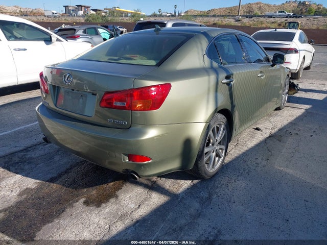 Aukcja sprzedaży 2008 Lexus Is 250, vin: JTHBK262682071421, numer aukcji: 44801647