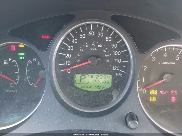 Aukcja sprzedaży 2007 Subaru Forester 2.5x, vin: JF1SG65657H727821, numer aukcji: 44801912