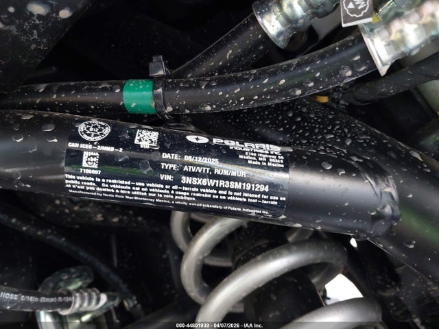3NSX6W1R3SM191294 Polaris Ranger Crew Xd 1500 Northstar Edition Ultimate