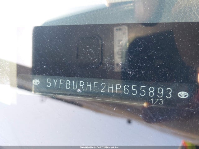 Toyota COROLLA SE 2017 5YFBURHE2HP655893 Image 9