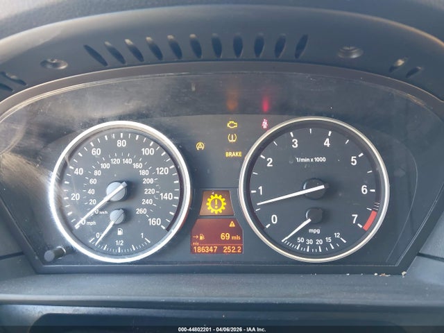 2009 Bmw 550i მანქანა იყიდება აუქციონზე, vin: WBANW53569CT55997, აუქციონის ნომერი: 44802201