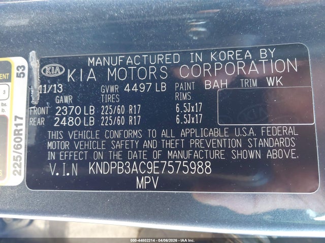 2014 KIA SPORTAGE KNDPB3AC9E7575988 Photo 8