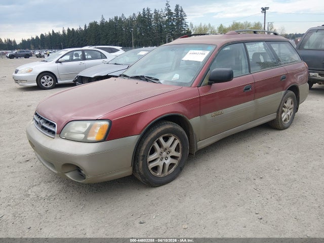 Продаж на аукціоні авто 2002 Subaru Outback, vin: 4S3BH665627658181, номер лоту: 44802288