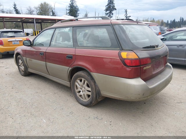 Продаж на аукціоні авто 2002 Subaru Outback, vin: 4S3BH665627658181, номер лоту: 44802288
