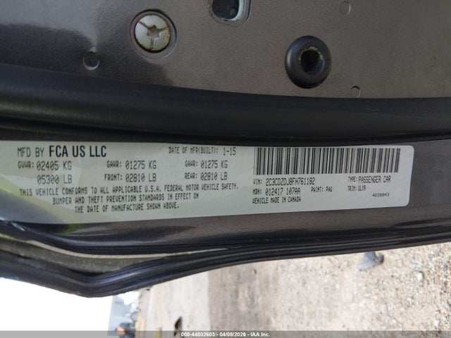Продажа на аукционе авто 2015 Dodge Challenger Srt 392, vin: 2C3CDZDJ8FH761182, номер лота: 44802603