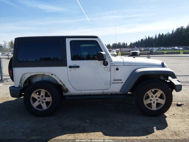 2012 Jeep Wrangler Sport მანქანა იყიდება აუქციონზე, vin: 1C4AJWAGXCL247156, აუქციონის ნომერი: 44802723