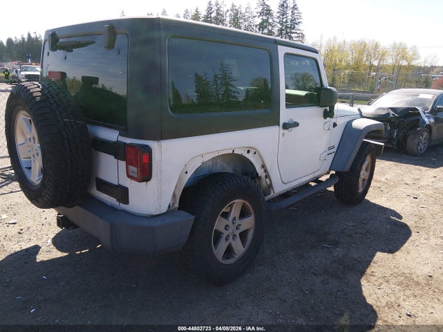 2012 Jeep Wrangler Sport მანქანა იყიდება აუქციონზე, vin: 1C4AJWAGXCL247156, აუქციონის ნომერი: 44802723