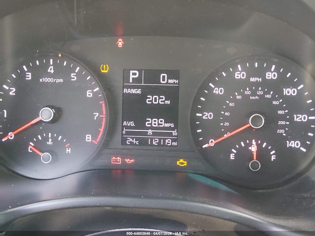 44802846 :رقم المزاد ، 3KPA24ABXJE044568 vin ، 2018 Kia Rio Lx مزاد بيع