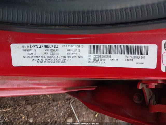 Aukcja sprzedaży 2013 Dodge Avenger Se, vin: 1C3CDZAB1DN662446, numer aukcji: 44803241