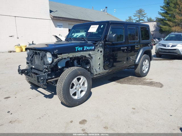 2021 Jeep Wrangler Unlimited Sport S 4x4 მანქანა იყიდება აუქციონზე, vin: 1C4HJXDN0MW744151, აუქციონის ნომერი: 44803472