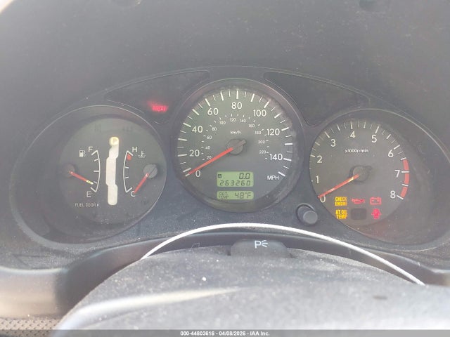 44803616 :رقم المزاد ، JF1SG69604H735167 vin ، 2004 Subaru Forester 2.5xt مزاد بيع