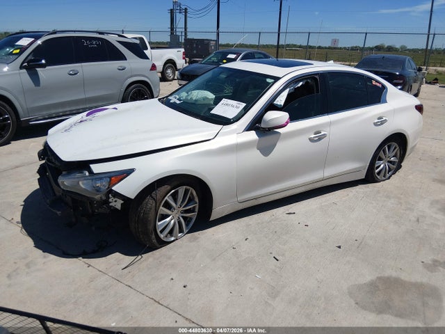 2015 Infiniti Q50 Premium მანქანა იყიდება აუქციონზე, vin: JN1BV7AP5FM342188, აუქციონის ნომერი: 44803630