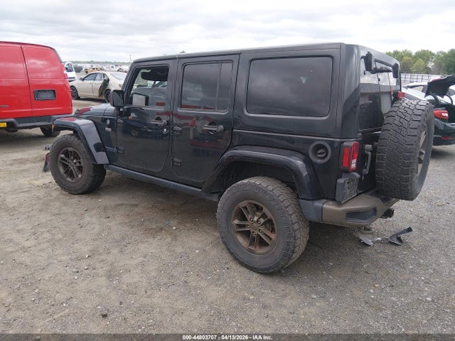 Продаж на аукціоні авто 2016 Jeep Wrangler Unlimited 75th Anniversary, vin: 1C4BJWEG1GL337400, номер лоту: 44803707