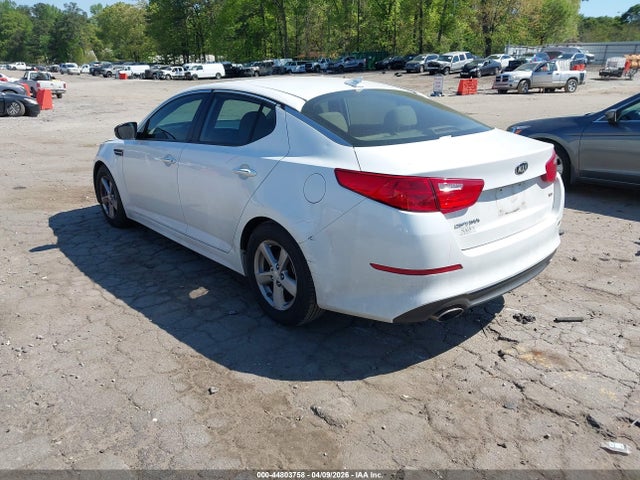 2015 Kia Optima Lx მანქანა იყიდება აუქციონზე, vin: 5XXGM4A72FG462279, აუქციონის ნომერი: 44803758