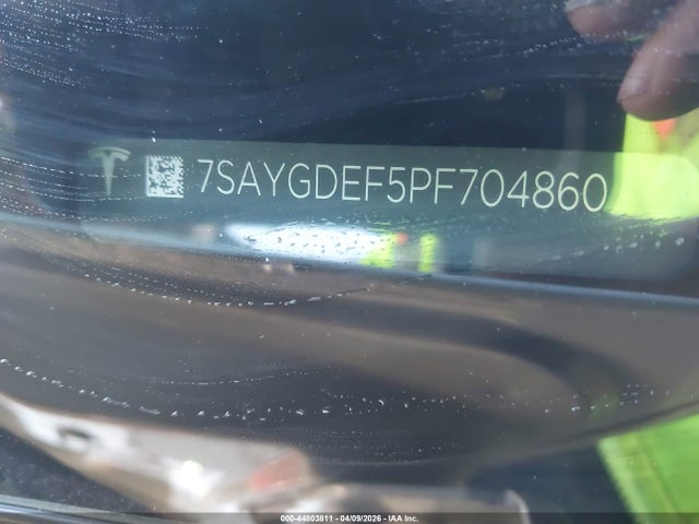 44803811 :رقم المزاد ، 7SAYGDEF5PF704860 vin ، 2023 Tesla Model Y Performance Dual Motor All-wheel Drive مزاد بيع