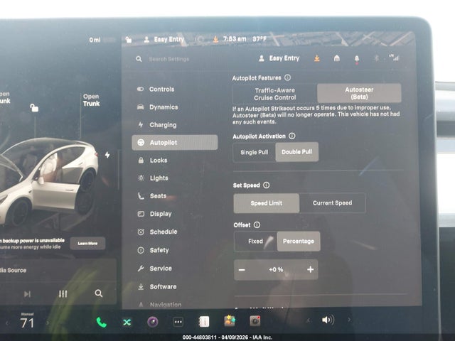 44803811 :رقم المزاد ، 7SAYGDEF5PF704860 vin ، 2023 Tesla Model Y Performance Dual Motor All-wheel Drive مزاد بيع