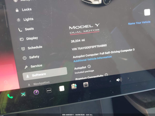 2023 TESLA MODEL Y 7SAYGDEF5PF704860 Photo 6