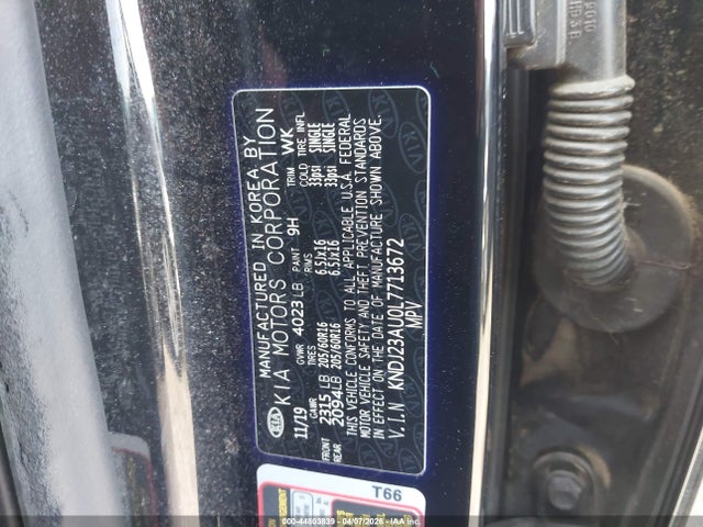 Aukcja sprzedaży 2020 Kia Soul Lx, vin: KNDJ23AU0L7713672, numer aukcji: 44803839