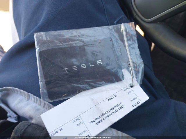 2021 Tesla Model 3 Standard Range Plus Rear-wheel Drive მანქანა იყიდება აუქციონზე, vin: 5YJ3E1EAXMF089637, აუქციონის ნომერი: 44804196