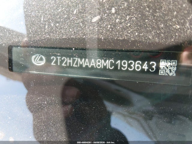 Продажа на аукционе авто 2021 Lexus Rx 350, vin: 2T2HZMAA8MC193643, номер лота: 44804261