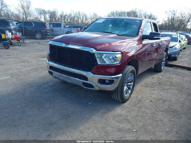 44804412 :رقم المزاد ، 1C6SRFBT7KN603243 vin ، 2019 Ram 1500 Big Horn/lone Star  4x4 6'4 Box مزاد بيع