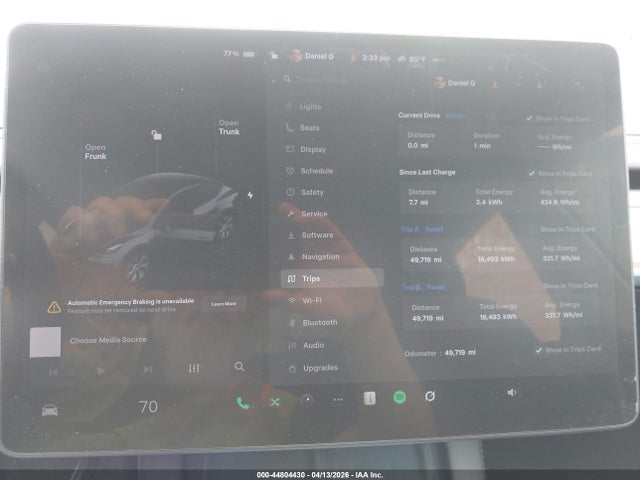 Продаж на аукціоні авто 2022 Tesla Model Y Long Range Dual Motor All-wheel Drive, vin: 7SAYGDEE6NF379379, номер лоту: 44804430