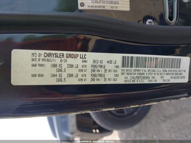 Aukcja sprzedaży 2014 Jeep Patriot Sport, vin: 1C4NJPBB7ED859094, numer aukcji: 44804516