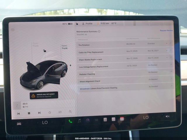 44804585 :رقم المزاد ، 5YJ3E1EA2KF425472 vin ، 2019 Tesla Model 3 Long Range/mid Range/standard Range/standard Range Plus مزاد بيع