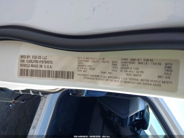 1C4RJYB61P8794975 Jeep Grand Cherokee 4xe