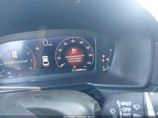 44804666 :رقم المزاد ، 1HGCY1F36PA013774 vin ، 2023 Honda Accord Ex مزاد بيع