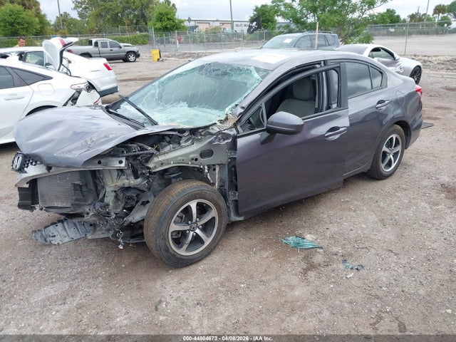 2015 Honda Civic Lx მანქანა იყიდება აუქციონზე, vin: 19XFB2F52FE250021, აუქციონის ნომერი: 44804673