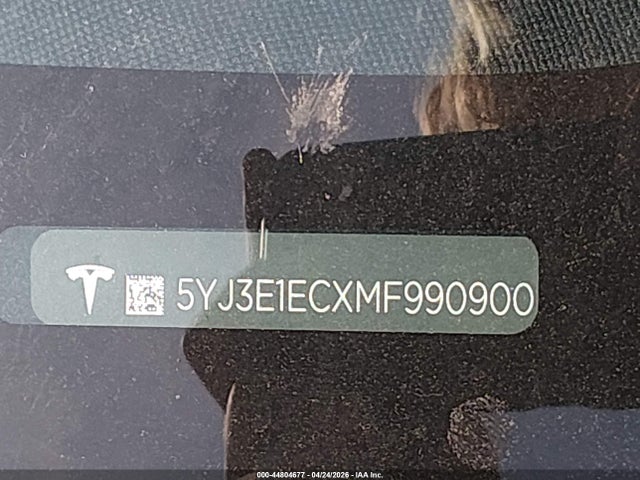 Aukcja sprzedaży 2021 Tesla Model 3 Performance Dual Motor All-wheel Drive, vin: 5YJ3E1ECXMF990900, numer aukcji: 44804677