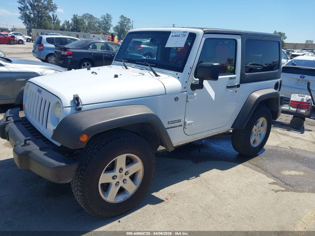 2013 Jeep Wrangler Sport მანქანა იყიდება აუქციონზე, vin: 1C4AJWAG8DL507992, აუქციონის ნომერი: 44804720